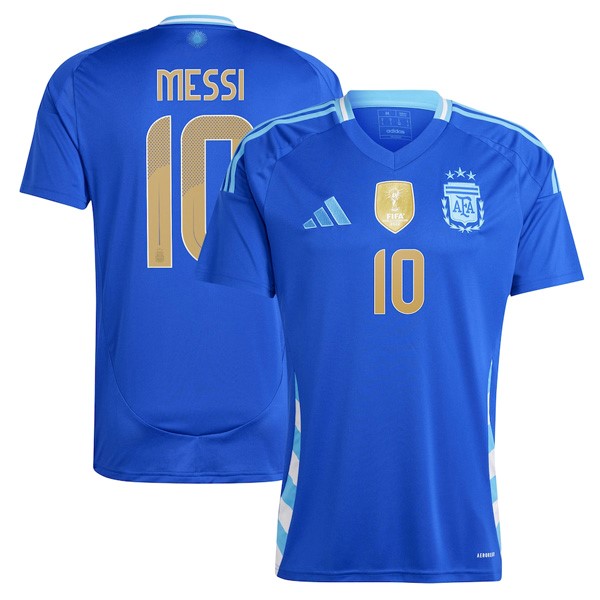 Tailandia Camiseta Argentina Replica Segunda Ropa Messi 2024